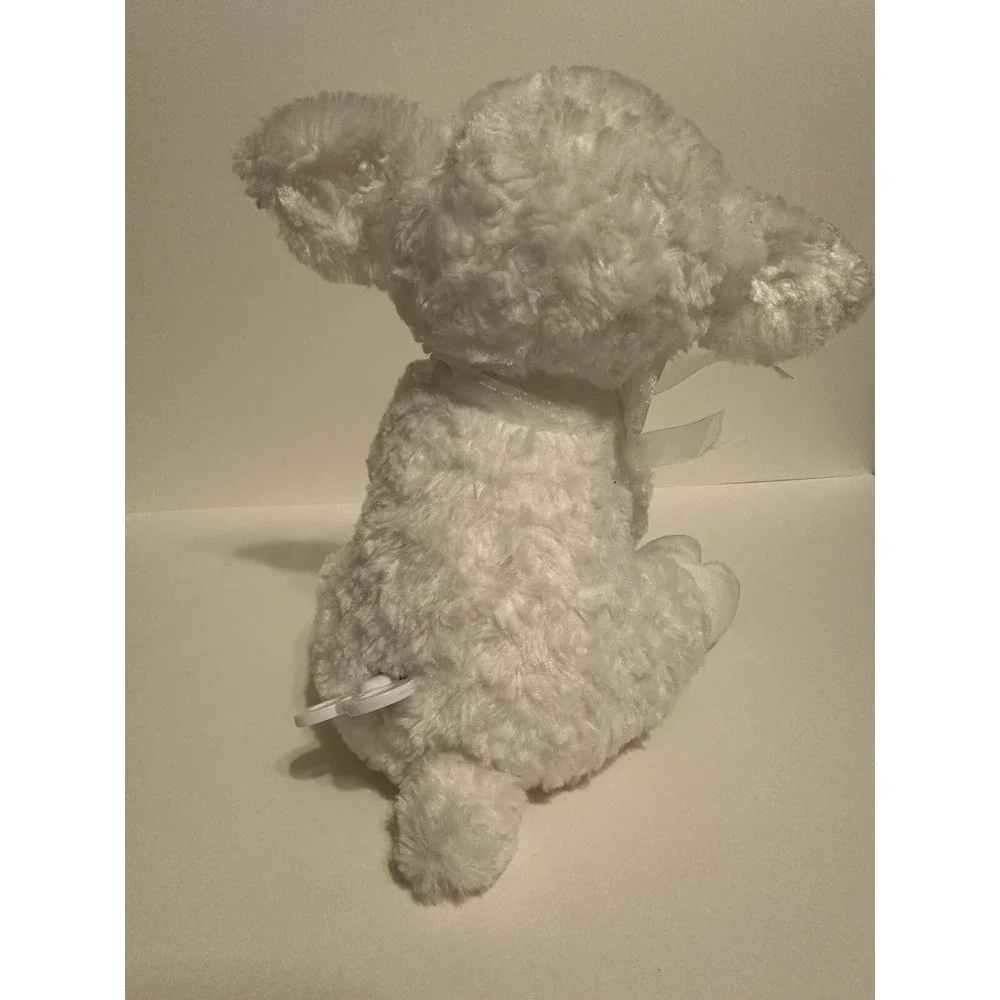 baby gund little blessing Lena white lamb wind up plush 10